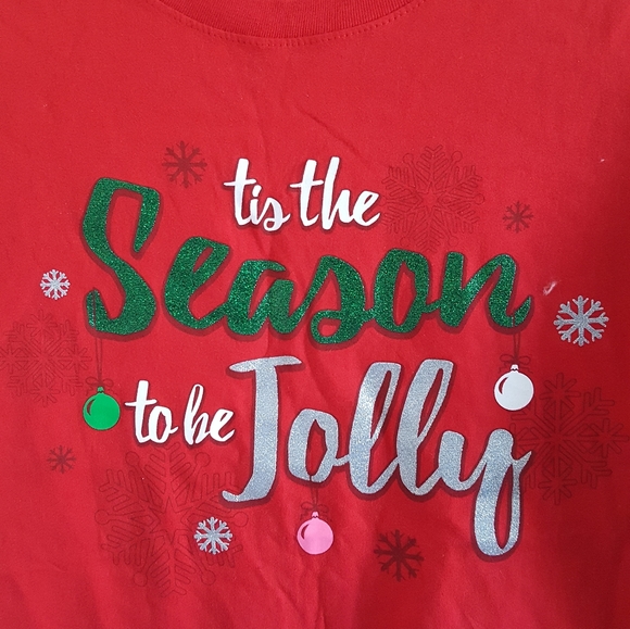 Holiday Christmas Womens Tee "Tis the Season" - Picture 3 of 4